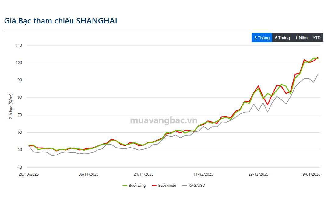 Giá bạc Thượng Hải đạt đỉnh mới , nhu cầu bạc vật chất tăng vọt - Ảnh 3.