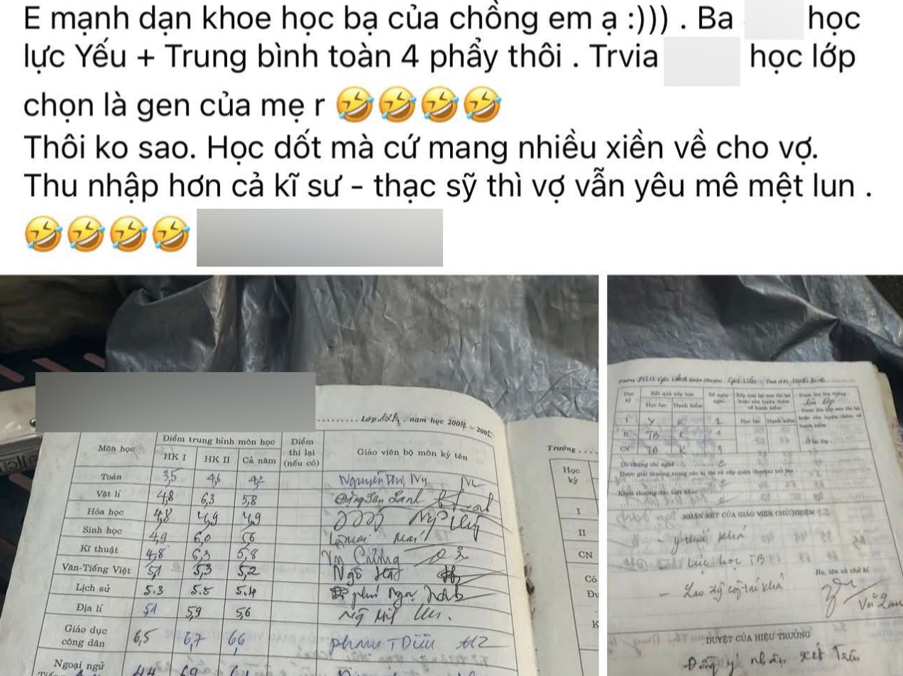 Khen chồng học dốt nhưng thu nhập cao: Người vợ lên tiếng về ý kiến trái chiều - Ảnh 1. Khen chồng học dốt nhưng thu nhập cao: Người vợ lên tiếng về ý kiến trái chiều - Ảnh 1.
