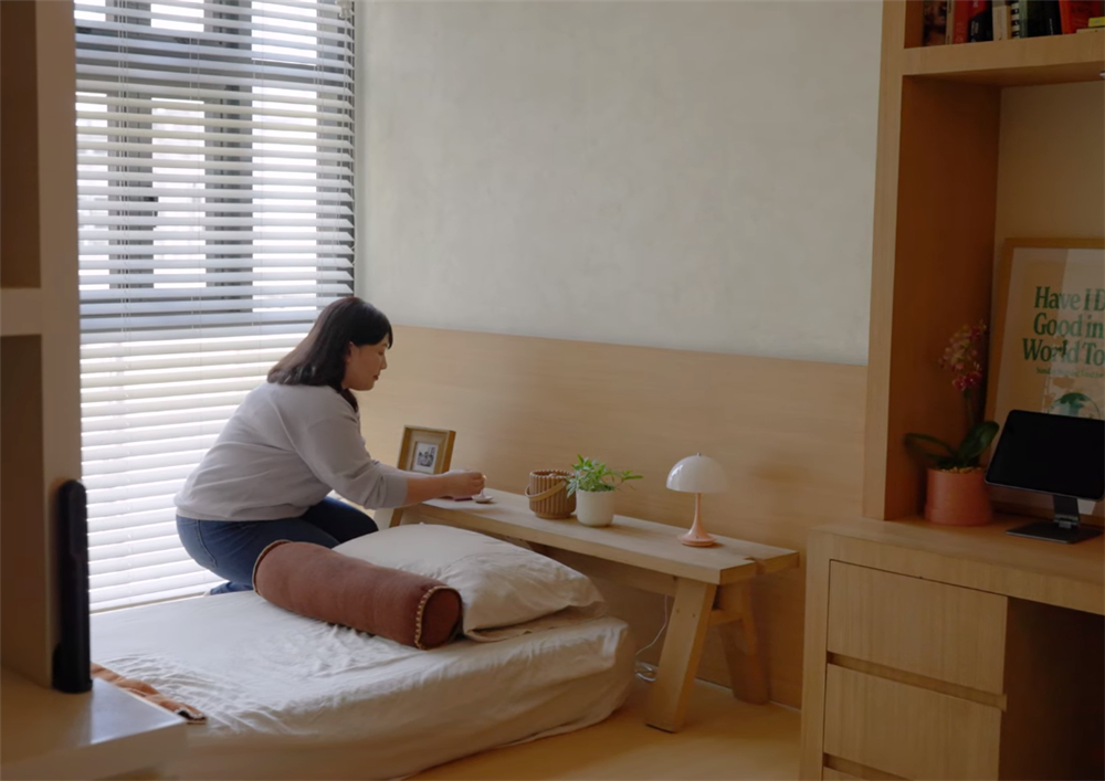 34 tuổi mua căn hộ 38m², bỏ toàn bộ vách ngăn: Sống một mình hóa ra thoải mái hơn tôi tưởng rất nhiều- Ảnh 9. 34 tuổi mua căn hộ 38m², bỏ toàn bộ vách ngăn: Sống một mình hóa ra thoải mái hơn tôi tưởng rất nhiều- Ảnh 9.