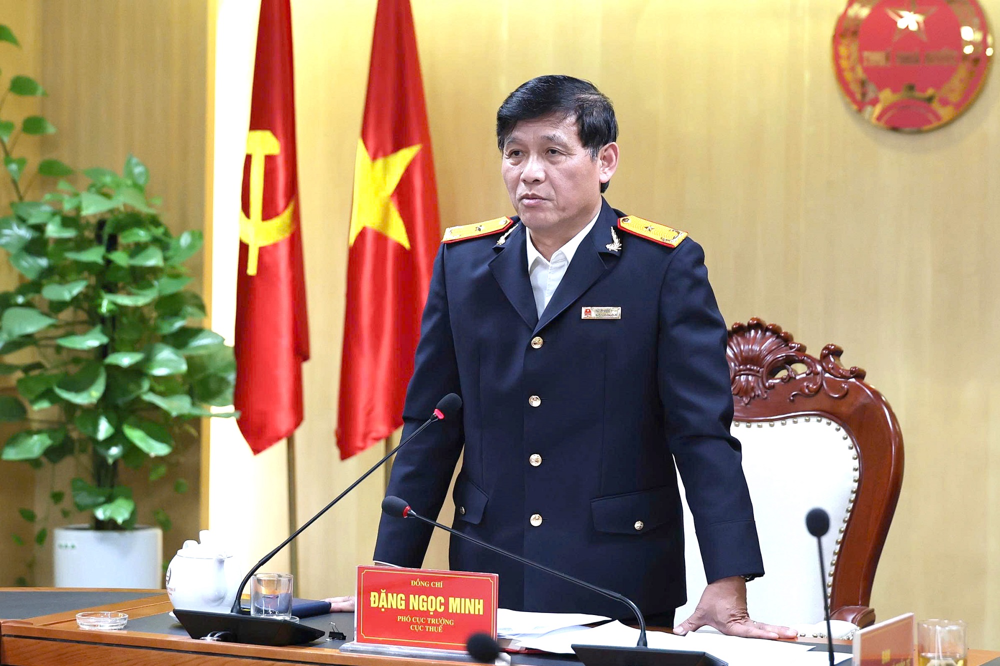 Lãnh đạo Cục Thuế yêu cầu các đơn vị phải đề xuất rõ quan điểm “có hay không cần quy định về xác định hàng tồn kho, máy móc, thiết bị trong giai đoạn chuyển tiếp” - Ảnh 1.