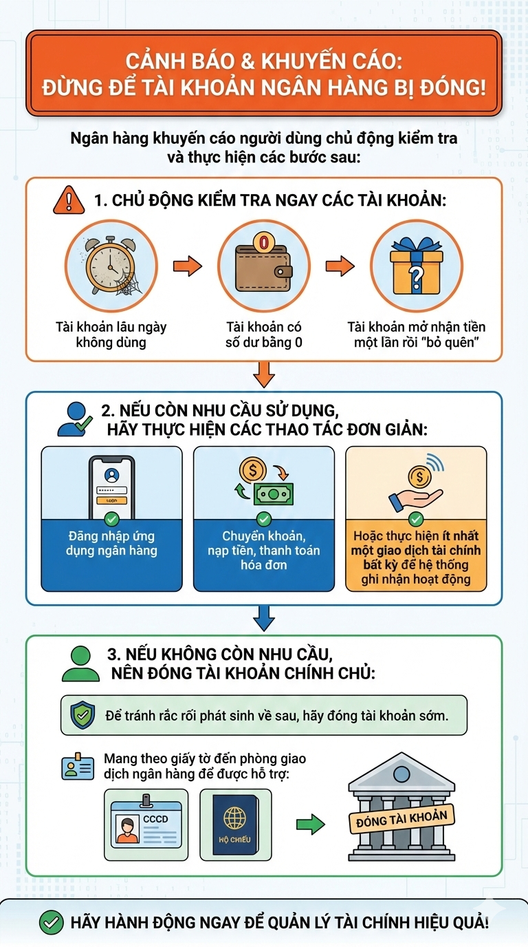 Tất cả người dân có tài khoản ngân hàng chú ý: Đừng để tài khoản bị đóng vĩnh viễn vì điều này - Ảnh 2.