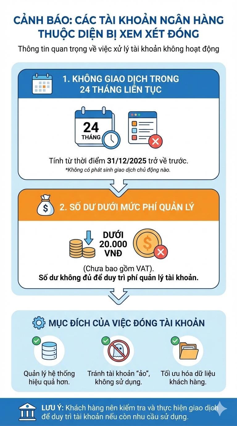 Tất cả người dân có tài khoản ngân hàng chú ý: Đừng để tài khoản bị đóng vĩnh viễn vì điều này - Ảnh 1.