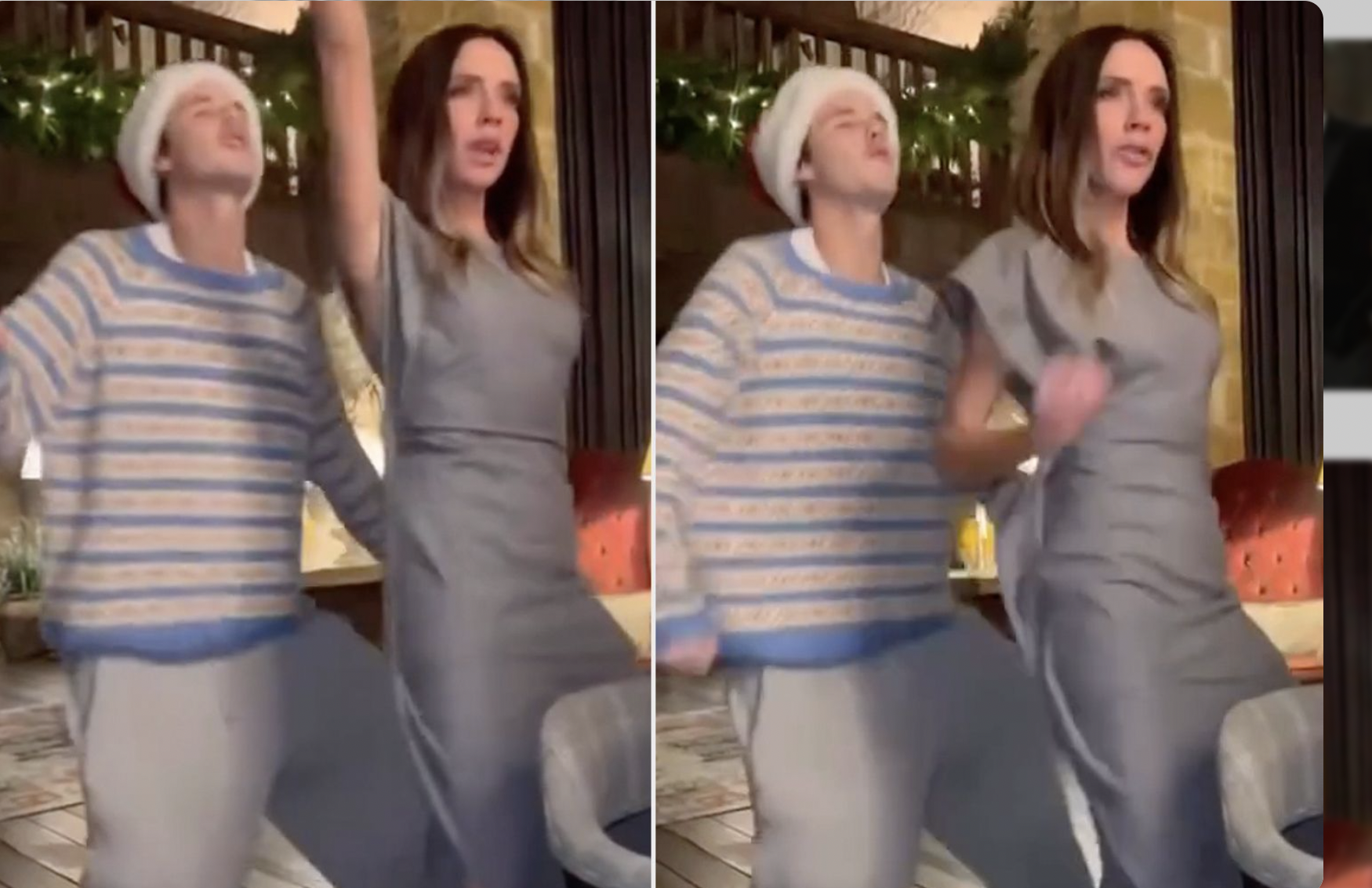 Phơi bày điệu nhảy "không đứng đắn" của Victoria Beckham với con trai khiến Brooklyn xấu hổ, con dâu bật khóc chạy khỏi lễ cưới - Ảnh 1. Phơi bày điệu nhảy "không đứng đắn" của Victoria Beckham với con trai khiến Brooklyn xấu hổ, con dâu bật khóc chạy khỏi lễ cưới - Ảnh 1.