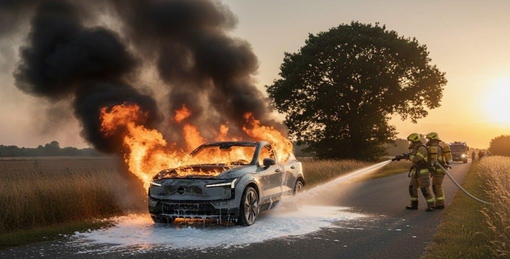 Xe điện Volvo EX30 triệu hồi khẩn cấp do lỗi pin Trung Quốc gây nguy hiểm cháy nổ - Ảnh 2.