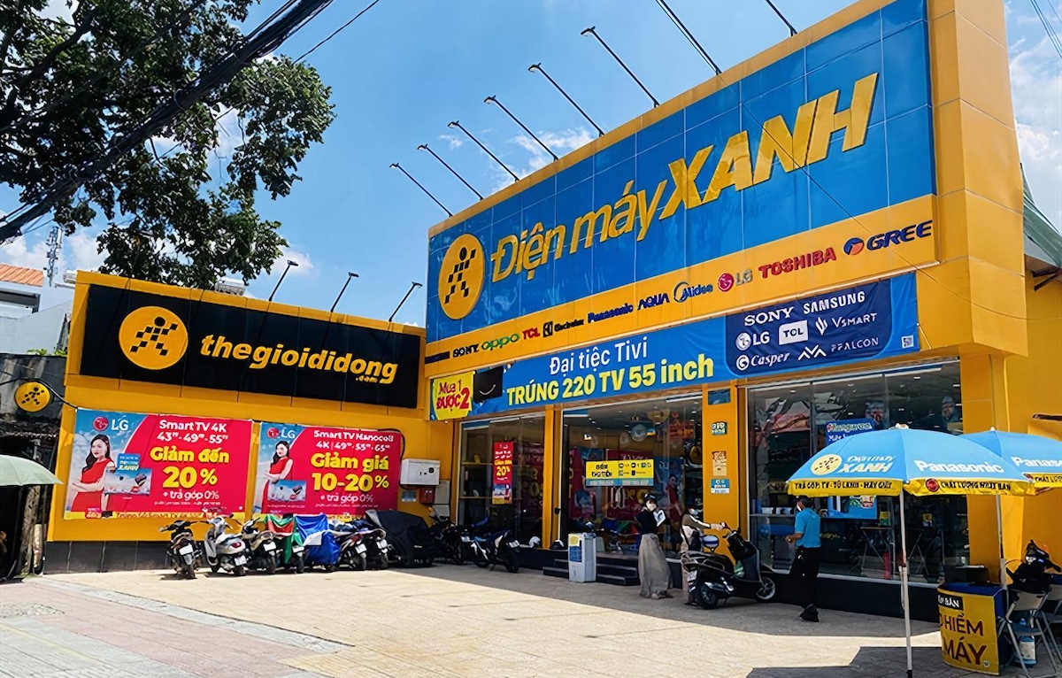 MWG đạt doanh thu lịch sử, Điện Máy Xanh tiến gần sàn chứng khoán- Ảnh 1. MWG đạt doanh thu lịch sử, Điện Máy Xanh tiến gần sàn chứng khoán- Ảnh 1.