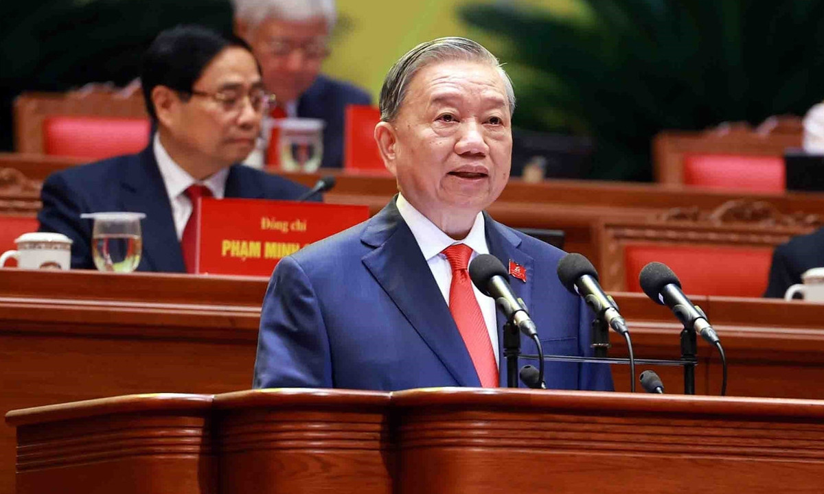 Tổng Bí thư Tô Lâm tái đắc cử vào Ban Chấp hành Trung ương Đảng khóa XIV lãnh đạo Việt Nam - Ảnh 1. Tổng Bí thư Tô Lâm tái đắc cử vào Ban Chấp hành Trung ương Đảng khóa XIV lãnh đạo Việt Nam - Ảnh 1.