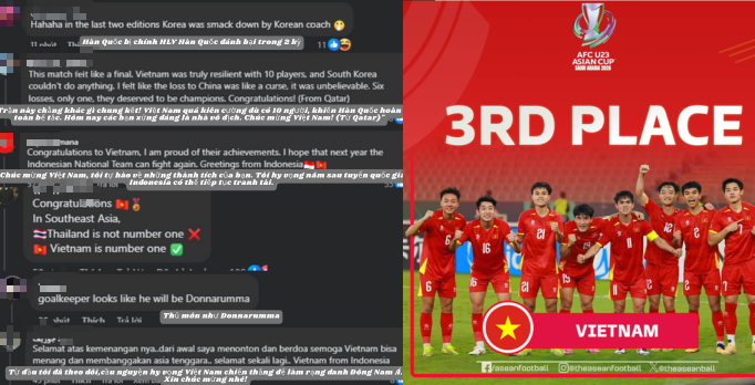 Fan châu Á "dậy sóng" với U23 Việt Nam, Văn Bình được ví là Donnarumma của Man City - Ảnh 1.