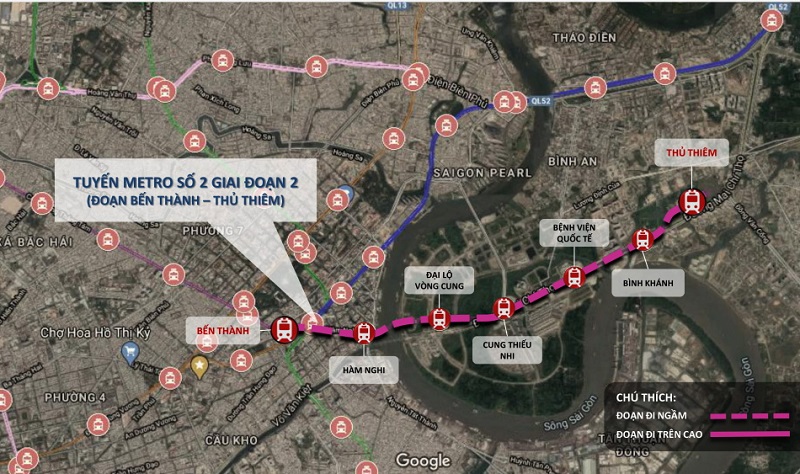 THACO nghiên cứu tuyến metro 33 . 000 Tỷ đồng Bến Thành - Thủ Thiêm tại TP . HCM - Ảnh 2. THACO nghiên cứu tuyến metro 33 . 000 Tỷ đồng Bến Thành - Thủ Thiêm tại TP . HCM - Ảnh 2.