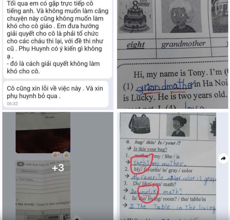 Giáo viên sửa bài thi gây tranh cãi tại trường Tiểu học Nguyễn Văn Cừ năm 2026 - Ảnh 1. Giáo viên sửa bài thi gây tranh cãi tại trường Tiểu học Nguyễn Văn Cừ năm 2026 - Ảnh 1.