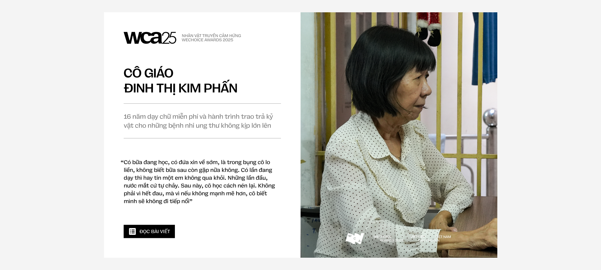 21 đề cử Nhân vật Truyền cảm hứng của WeChoice Awards 2025: Những người đang viết tiếp Việt Nam bằng câu chuyện của mình- Ảnh 10.