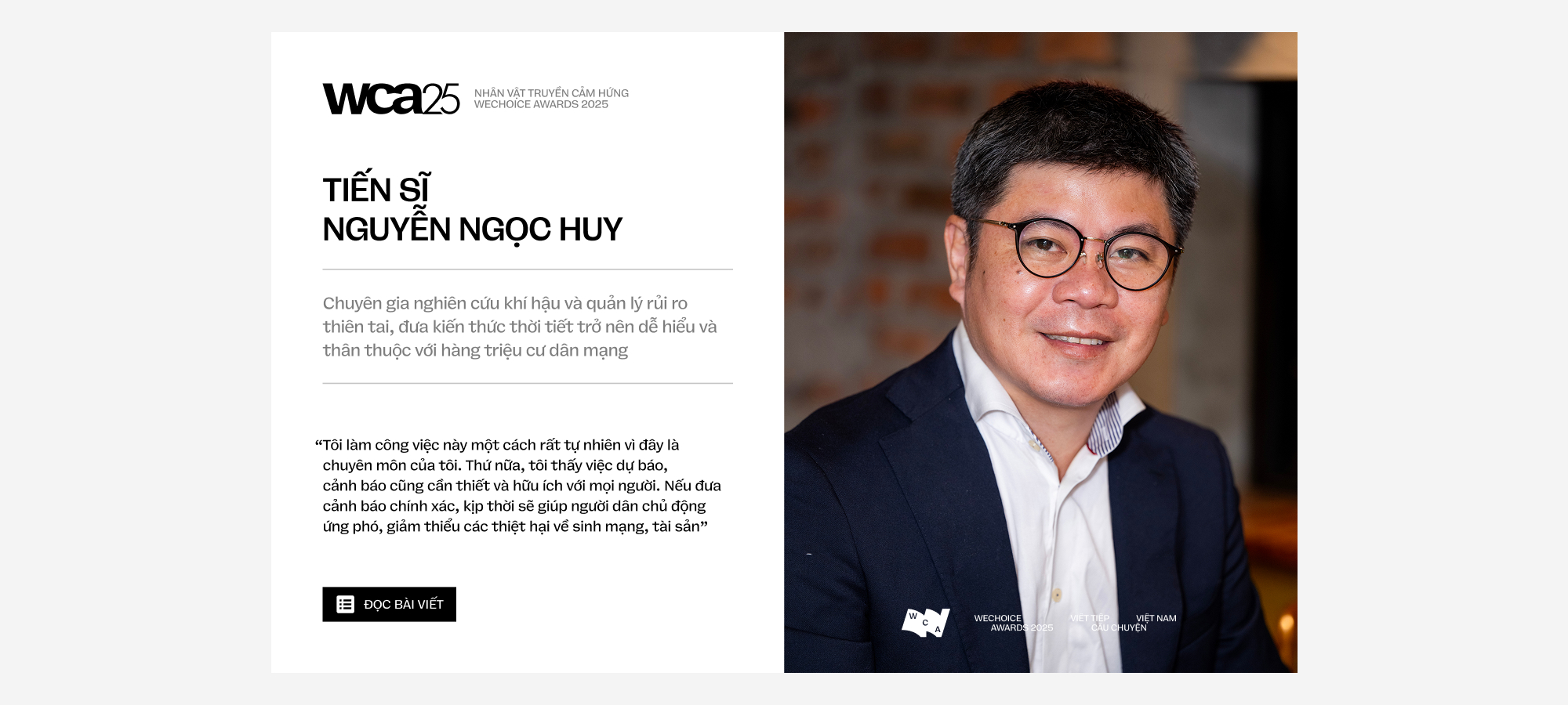 21 đề cử Nhân vật Truyền cảm hứng của WeChoice Awards 2025: Những người đang viết tiếp Việt Nam bằng câu chuyện của mình- Ảnh 23.