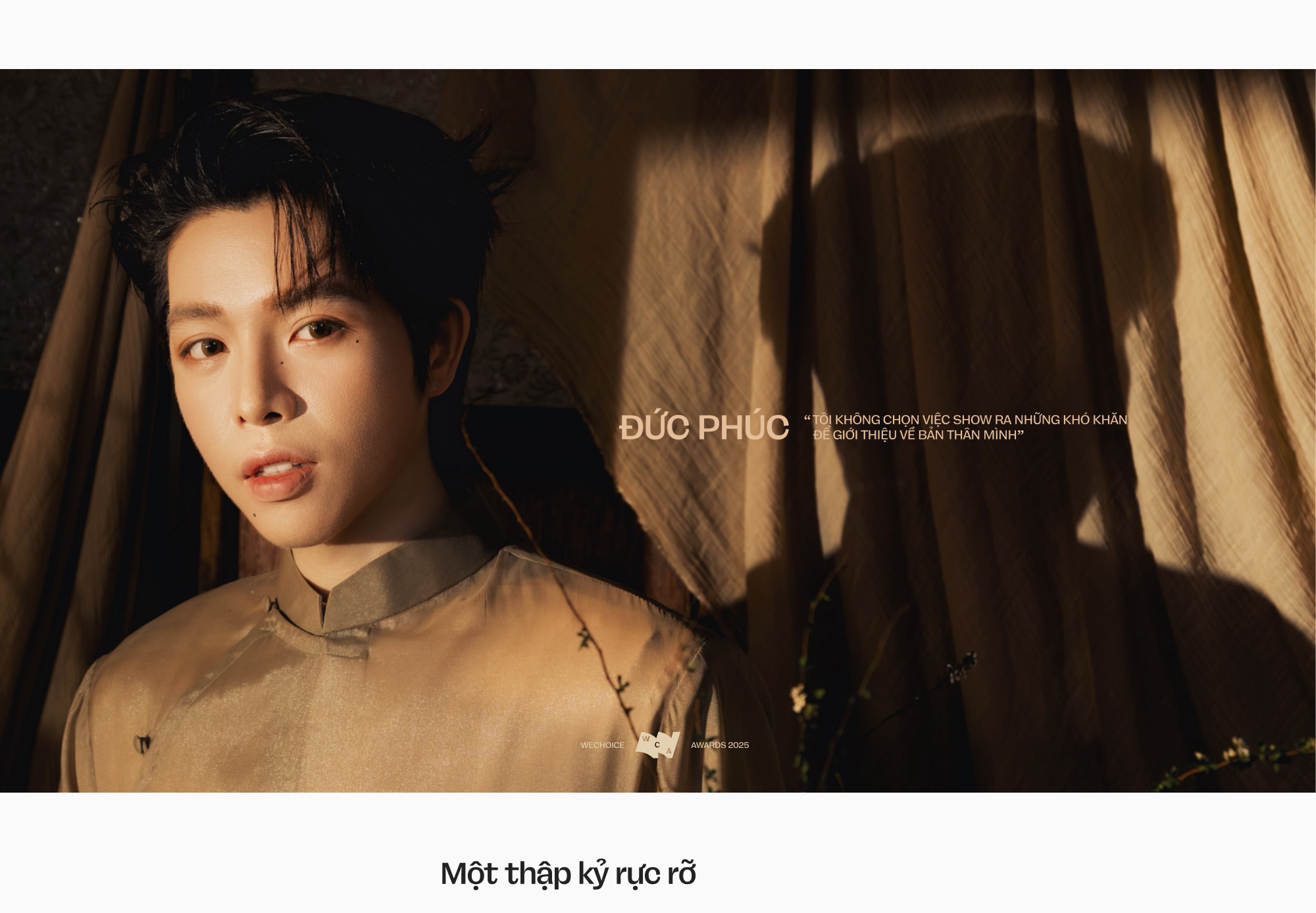 Một thập kỷ rực rỡ của Đức Phúc: - Ảnh 4. Một thập kỷ rực rỡ của Đức Phúc: - Ảnh 4.