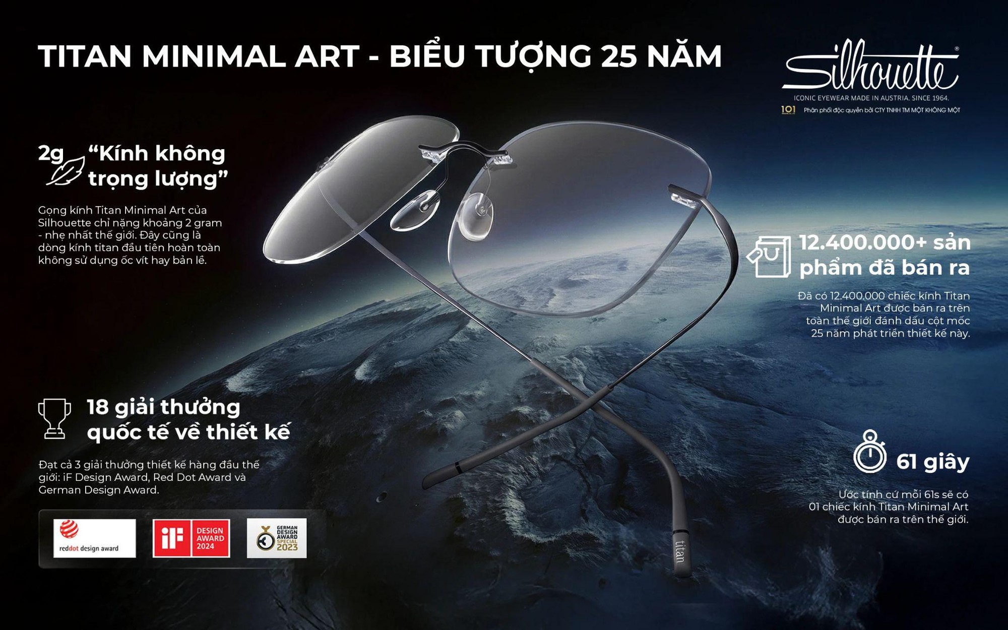 BST gọng mắt kính Silhouette siêu nhẹ cho doanh nhân, lãnh đạo cấp cao - Ảnh 1.