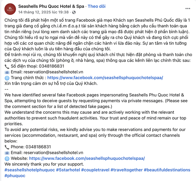 Phú Quốc phát thông báo khẩn đến du khách đặt phòng khách sạn- Ảnh 3. Phú Quốc phát thông báo khẩn đến du khách đặt phòng khách sạn- Ảnh 3.