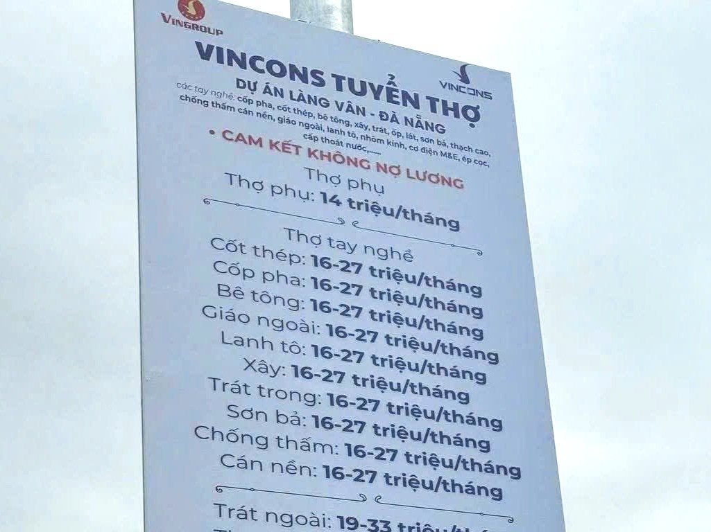 Công ty xây dựng VinCons và cuộc đua tuyển dụng cùng Coteccons , hòa bình năm 2026 - Ảnh 1. Công ty xây dựng VinCons và cuộc đua tuyển dụng cùng Coteccons , hòa bình năm 2026 - Ảnh 1.