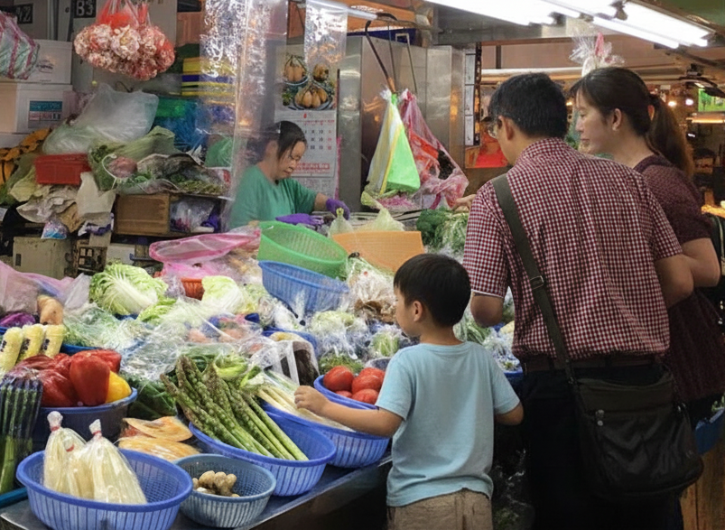 Câu chuyện ở chợ nông sản và bài học sống cho trẻ em từ cha mẹ - Ảnh 1. Câu chuyện ở chợ nông sản và bài học sống cho trẻ em từ cha mẹ - Ảnh 1.