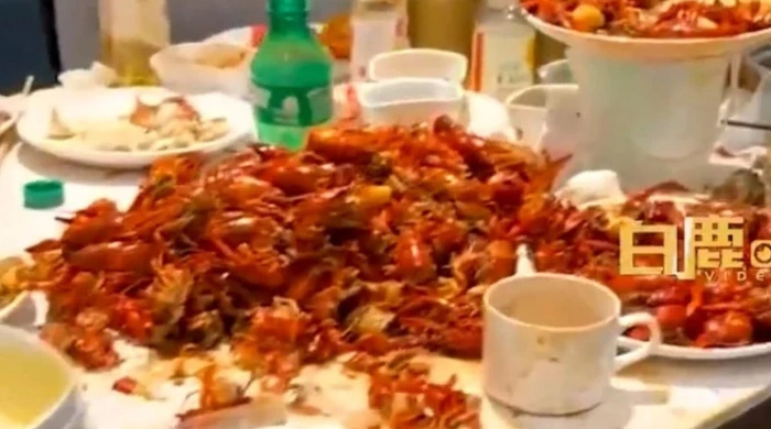 Nhóm 7 người càn quét buffet hải sản với 300 con cua và 50 hộp sầu riêng - Ảnh 3.