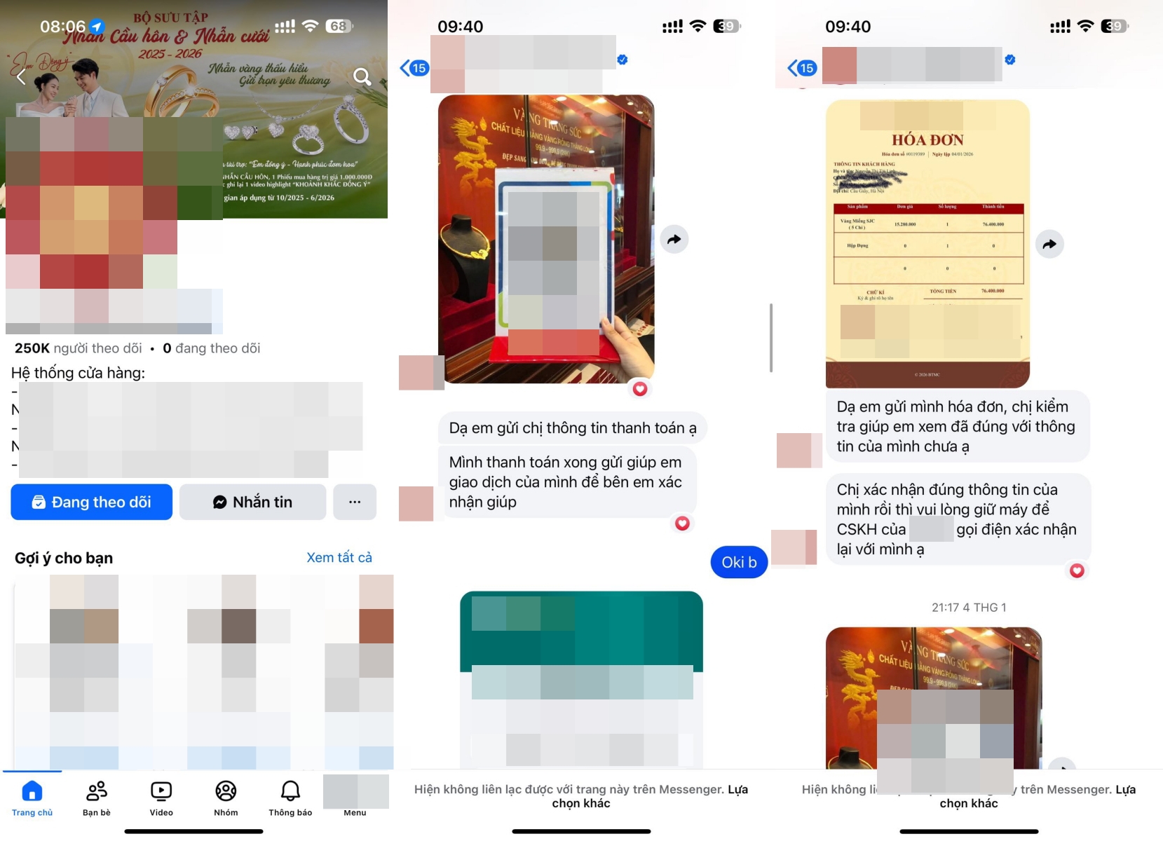 Cảnh báo chiêu trò lừa đảo vàng online: Mất 76 triệu chỉ trong 4 phút - Ảnh 1.