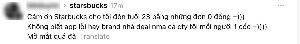 Ồ ạt mua Starbucks giá 0 đồng, tưởng sale "khủng" ai ngờ là… lỗi - Ảnh 3.