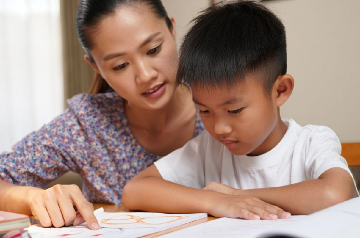 Hơn 30 tuổi thi học kỳ lớp 1 và áp lực học tập của phụ huynh Việt - Ảnh 2. Hơn 30 tuổi thi học kỳ lớp 1 và áp lực học tập của phụ huynh Việt - Ảnh 2.