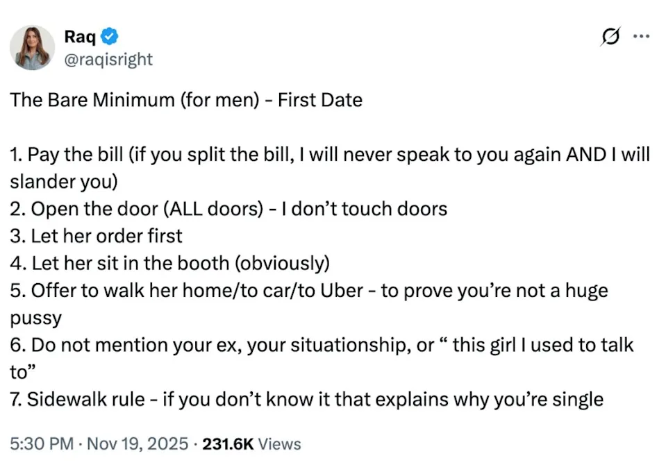 Cô gái 20 tuổi gây tranh cãi với quy tắc hẹn hò: Trả tiền bữa ăn là điều CĂN BẢN - Ảnh 2. Cô gái 20 tuổi gây tranh cãi với quy tắc hẹn hò: Trả tiền bữa ăn là điều CĂN BẢN - Ảnh 2.