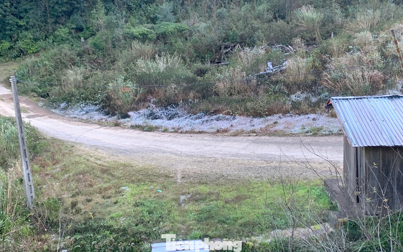 Băng giá miền Trung bất ngờ xuất hiện tại Na Ngoi , Nghệ An gây xôn xao dư luận - Ảnh 4. Băng giá miền Trung bất ngờ xuất hiện tại Na Ngoi , Nghệ An gây xôn xao dư luận - Ảnh 4.