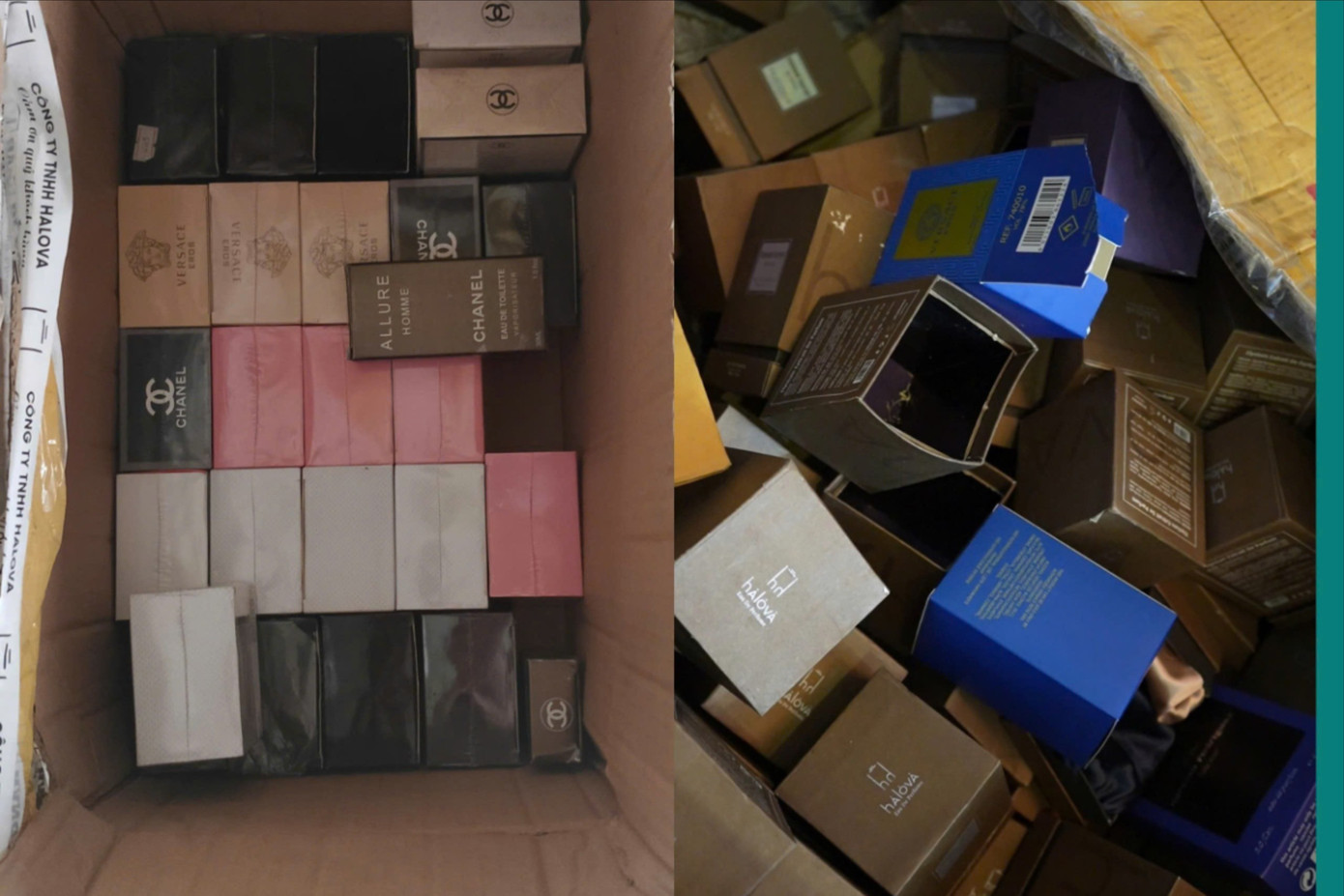 Thu giữ hàng nghìn chai nước hoa giả tại Cần Thơ từ chợ Kim Biên - Ảnh 2. Thu giữ hàng nghìn chai nước hoa giả tại Cần Thơ từ chợ Kim Biên - Ảnh 2.