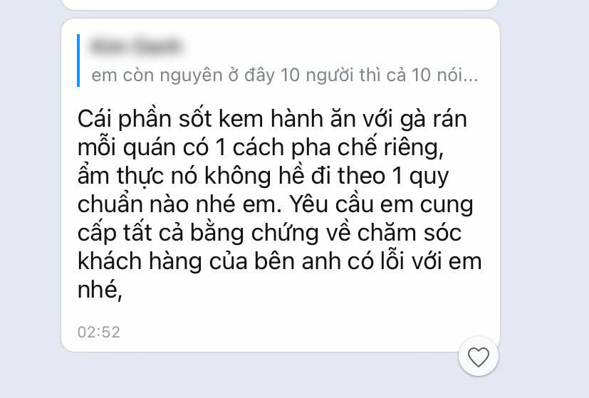 Khách hàng sốc khi gà rán sốt kem hành biến thành sữa chua nha đam - Ảnh 5.
