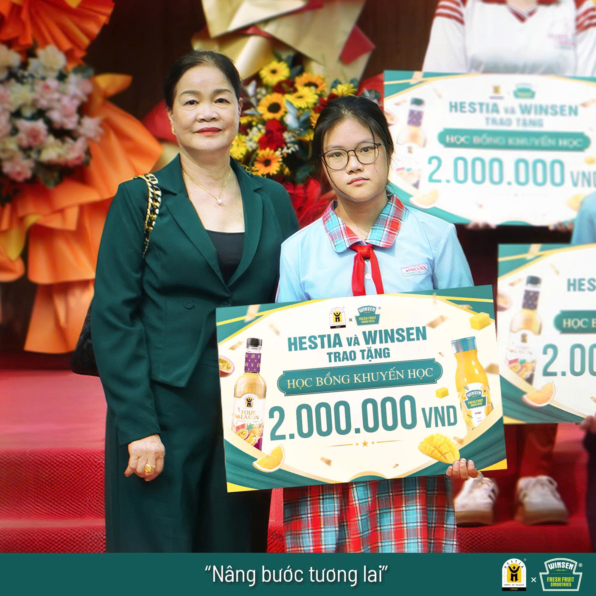 Syrup Hestia và sinh tố Winsen trao 35 học bổng trị giá 70 triệu đồng - Ảnh 1. Syrup Hestia và sinh tố Winsen trao 35 học bổng trị giá 70 triệu đồng - Ảnh 1.