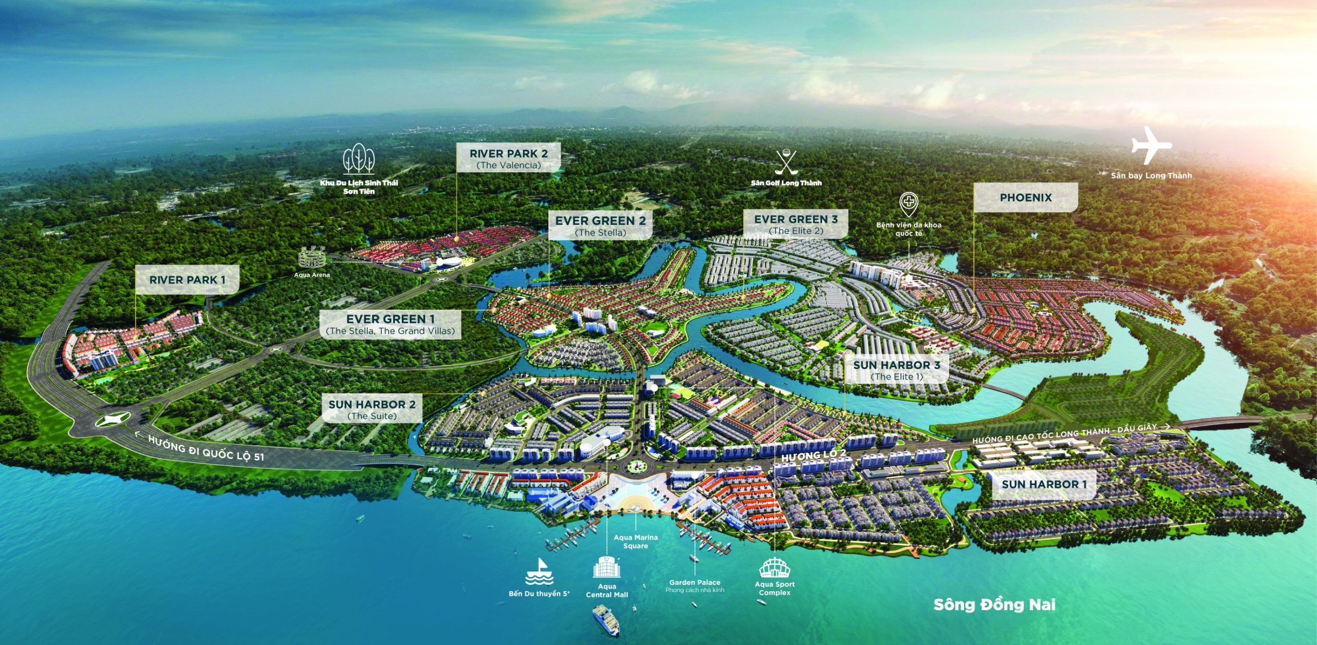 Phối cảnh dự &aacute;n Aqua City