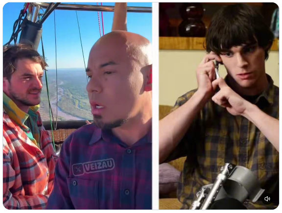 Những giây phút cuối cùng của RJ Mitte và Luis Moncada trên khinh khí cầu tại New Mexico - Ảnh 1. Những giây phút cuối cùng của RJ Mitte và Luis Moncada trên khinh khí cầu tại New Mexico - Ảnh 1.