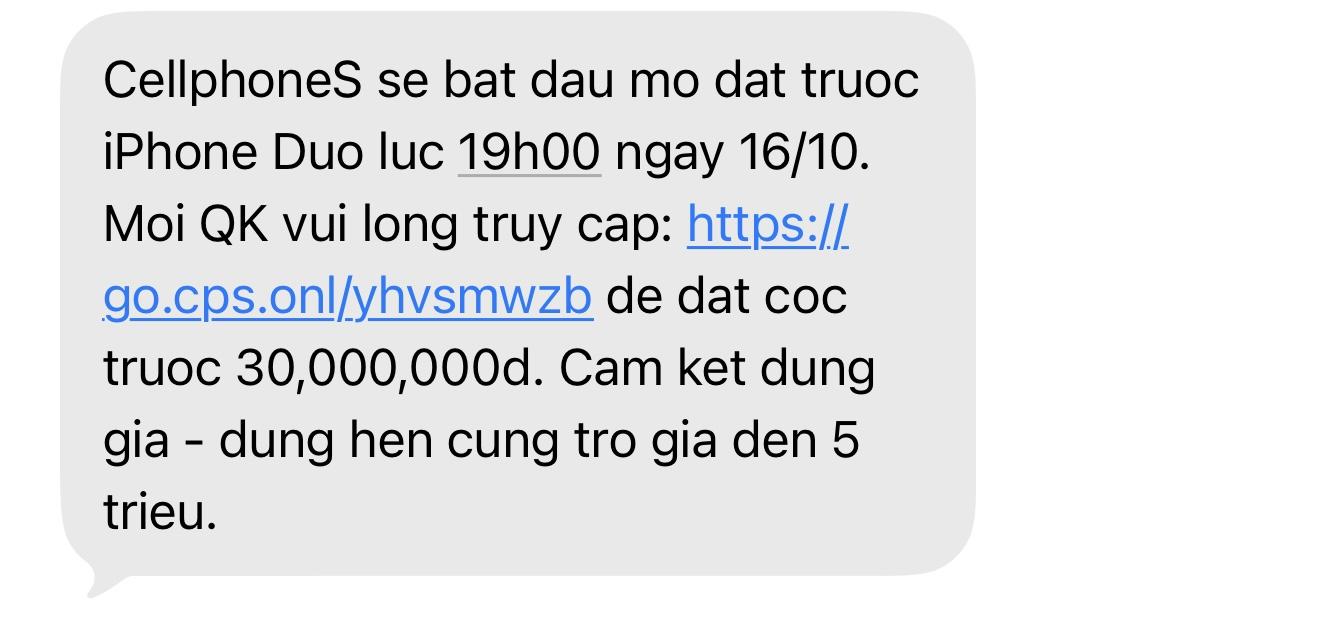 Vì sao mua iPhone Duo phải đặt cọc tới 30 triệu đồng? - Ảnh 1.