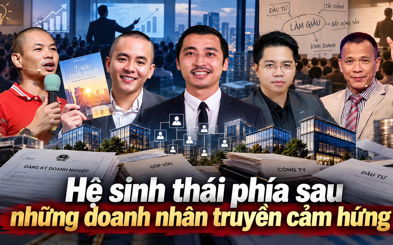 Hệ sinh thái phía sau những doanh nhân truyền cảm hứng 