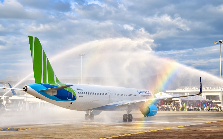 Bamboo Airways khai trương chuyến bay thẳng từ Macao đến sân bay Phù Cát