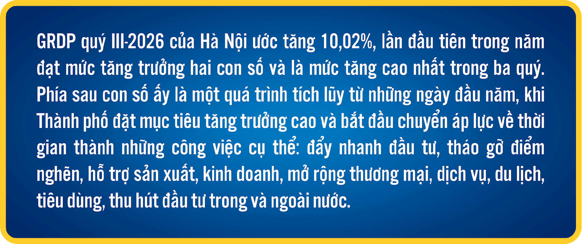 Hà Nội đạt GRDP 10,02%: Từ quyết tâm đến năng lực tăng trưởng - Ảnh 1.