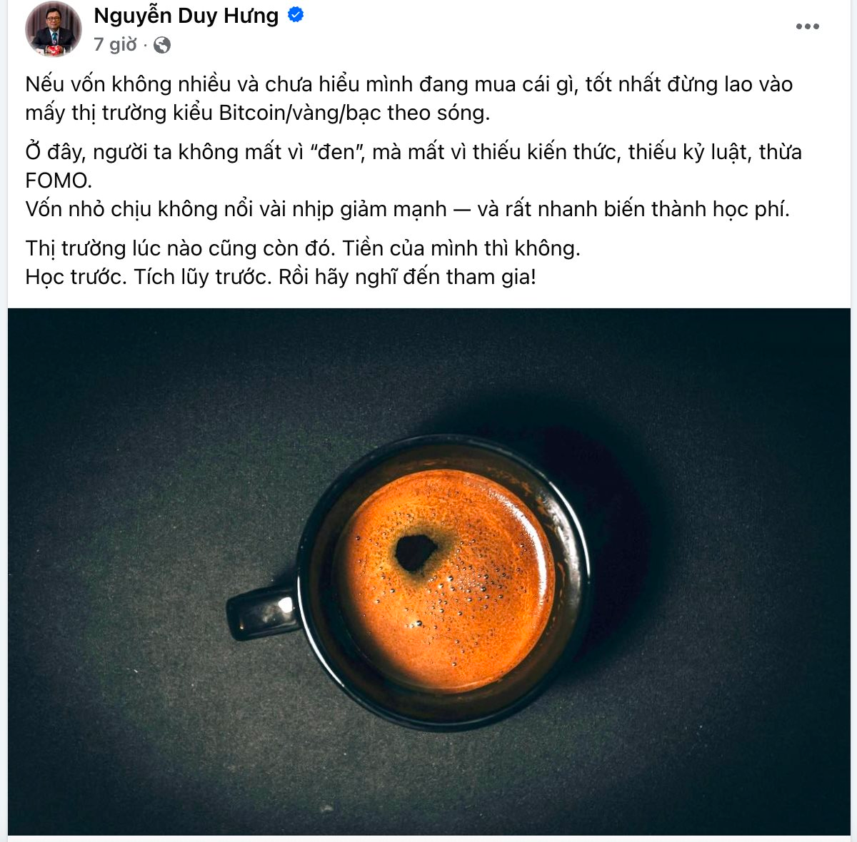 Ông Nguyễn Duy Hưng cảnh báo rủi ro khi đầu tư vào Bitcoin và giá vàng năm 2026 - Ảnh 2. Ông Nguyễn Duy Hưng cảnh báo rủi ro khi đầu tư vào Bitcoin và giá vàng năm 2026 - Ảnh 2.