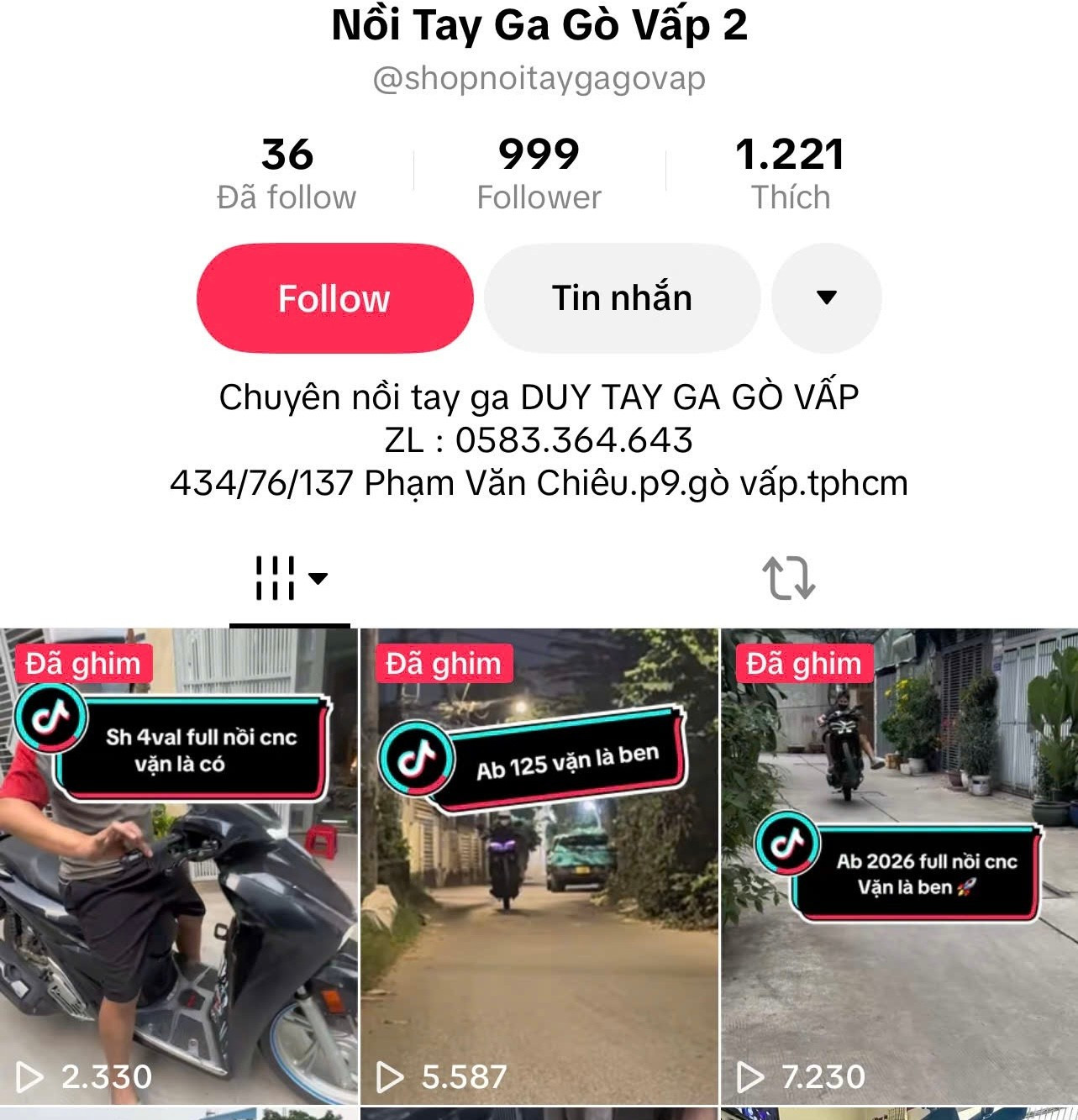 Xác minh clip bốc đầu xe máy trong khu dân cư tại TPHCM quảng bá tiệm sửa xe - Ảnh 1.