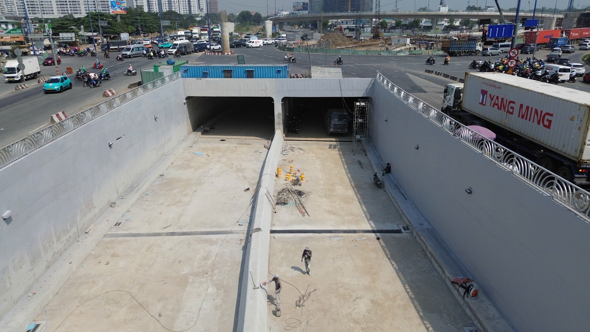 Ngày mai thông xe hầm chui HC1-02 tại An Phú - Ảnh 2.