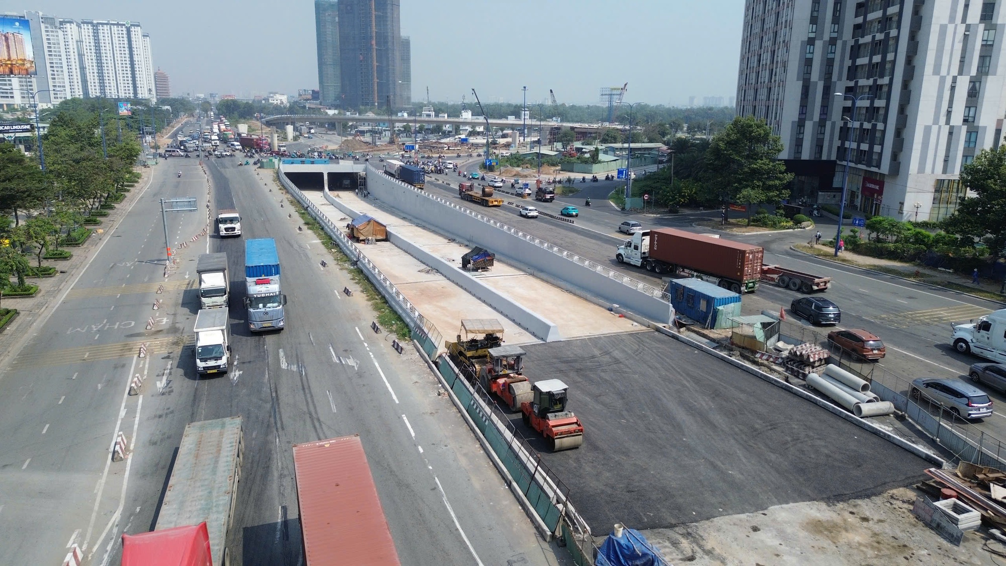 Ngày mai thông xe hầm chui HC1-02 tại An Phú - Ảnh 1.