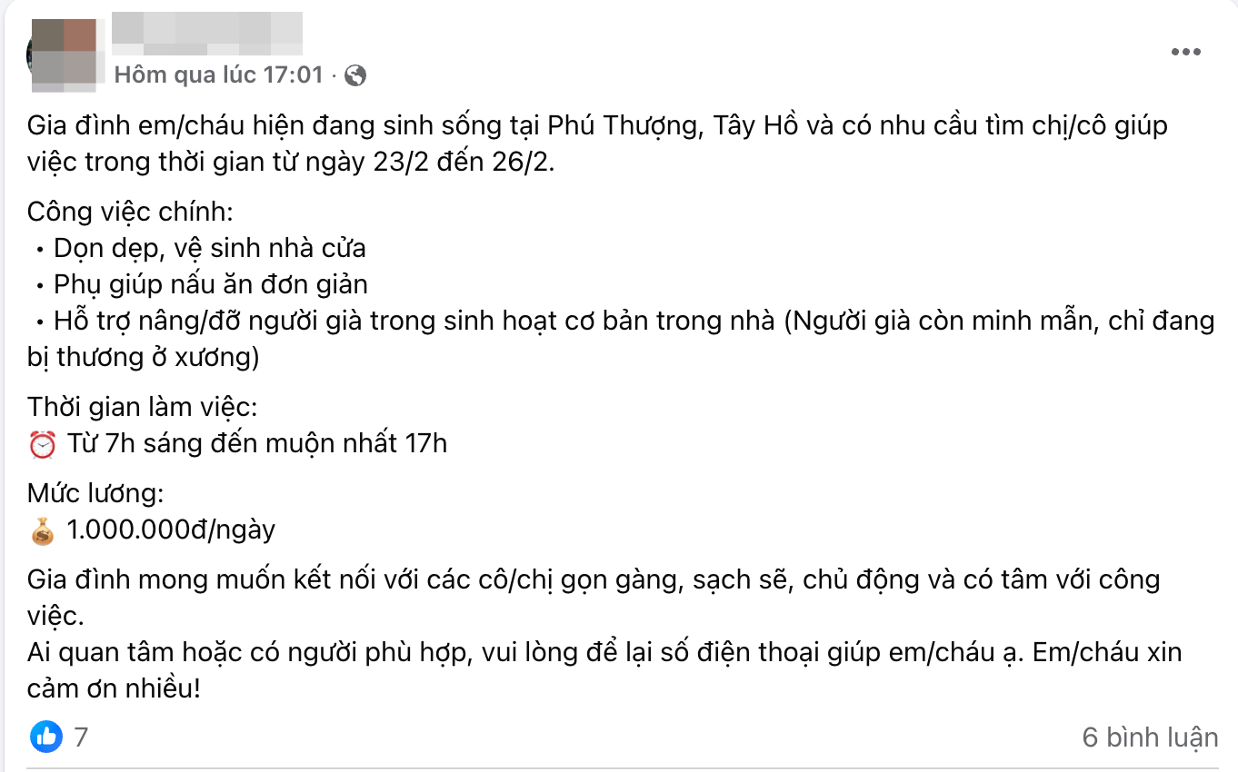 Giá dịch vụ dọn nhà Tết 2026 tại TP . HCM và Hà Nội: Cao điểm và khó khăn tìm người làm - Ảnh 6. Giá dịch vụ dọn nhà Tết 2026 tại TP . HCM và Hà Nội: Cao điểm và khó khăn tìm người làm - Ảnh 6.