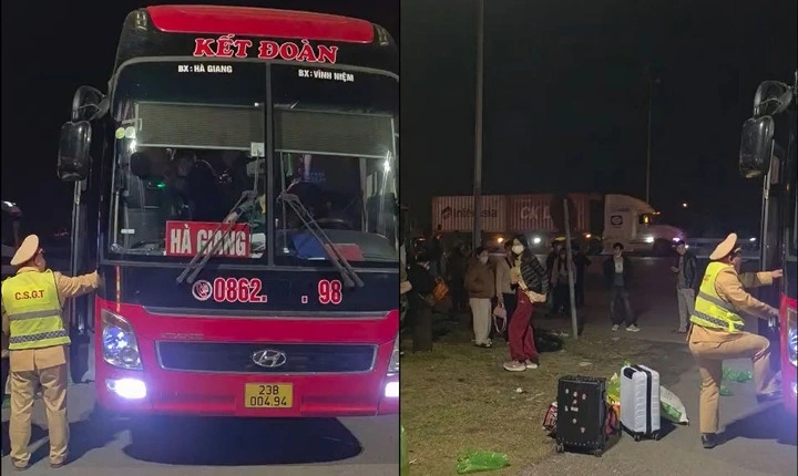 Xe khách nhồi khách 72 người tại Hải Phòng: Tài xế và chủ xe bị phạt gần 200 triệu đồng - Ảnh 1.
