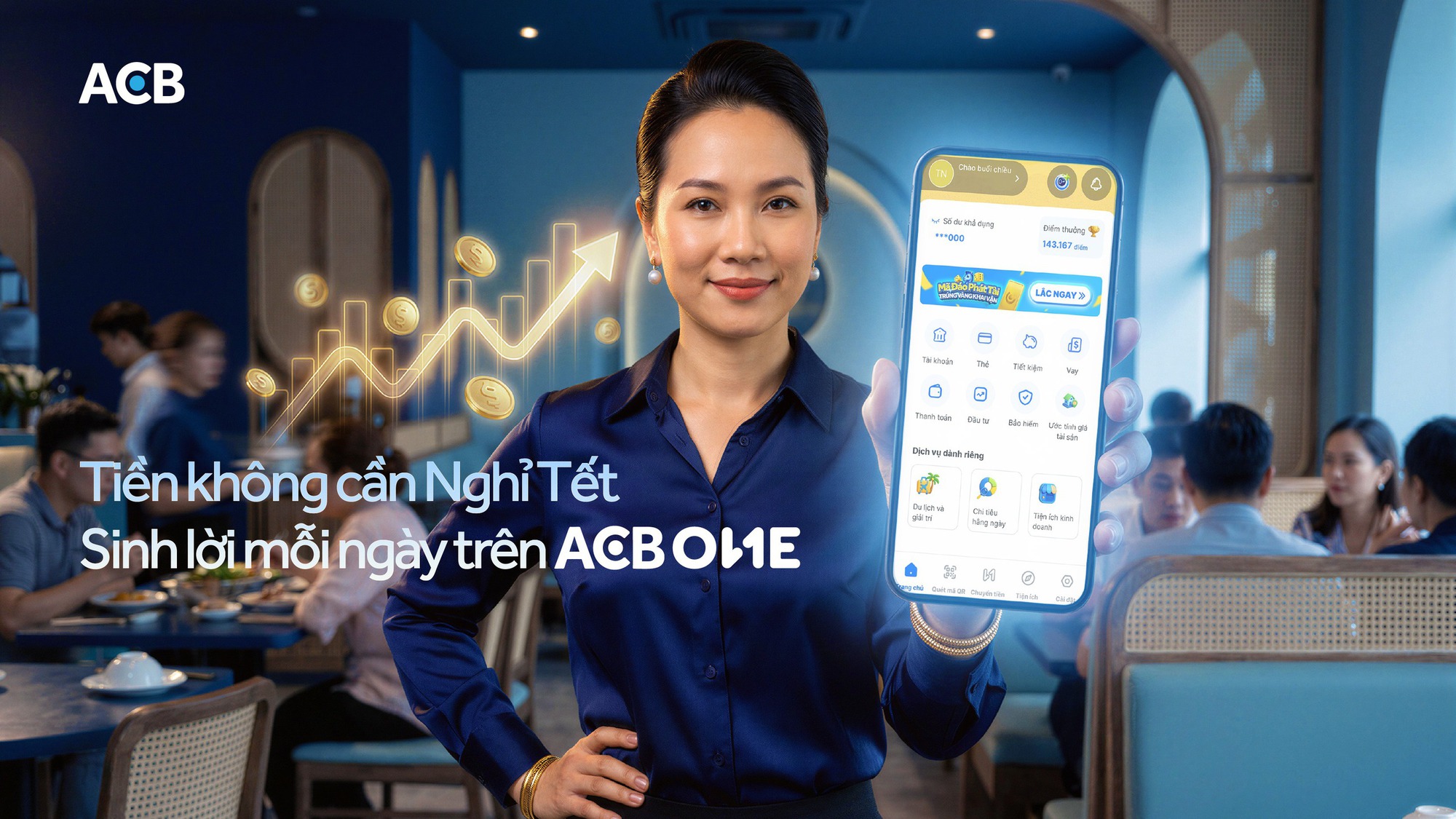 Quẳng gánh lo để vui Tết 2026 Với giải pháp tài chính từ ACB - Ảnh 1. Quẳng gánh lo để vui Tết 2026 Với giải pháp tài chính từ ACB - Ảnh 1.