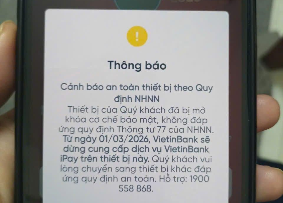 Tất cả các ngân hàng sẽ dừng hoạt động trên các thiết bị sau từ ngày 1/3 - Ảnh 1.