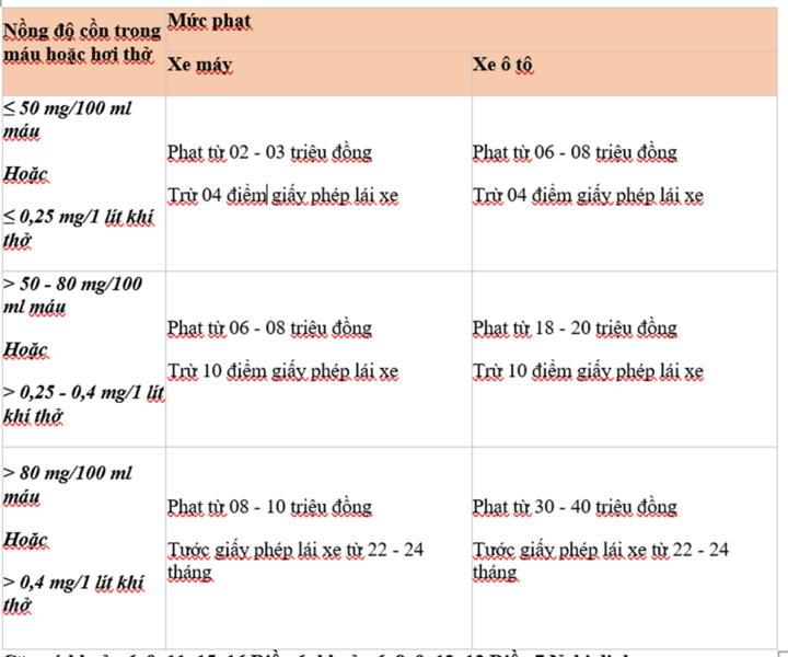 Những lỗi vi phạm giao thông dễ mắc khi đi xe trong dịp Tết và mức phạt