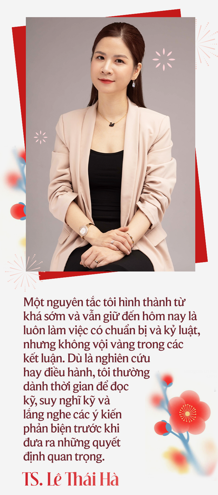 Tiến sĩ nằm trong top 1% nhà khoa học có ảnh hưởng thế giới, Giám đốc điều hành Quỹ VinFuture - Lê Thái Hà: Chủ động làm chủ nhịp đi của chính mình - Ảnh 11.