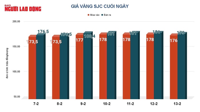 Giá vàng hôm nay 14-2: Tăng mạnh trở lại - Ảnh 2.
