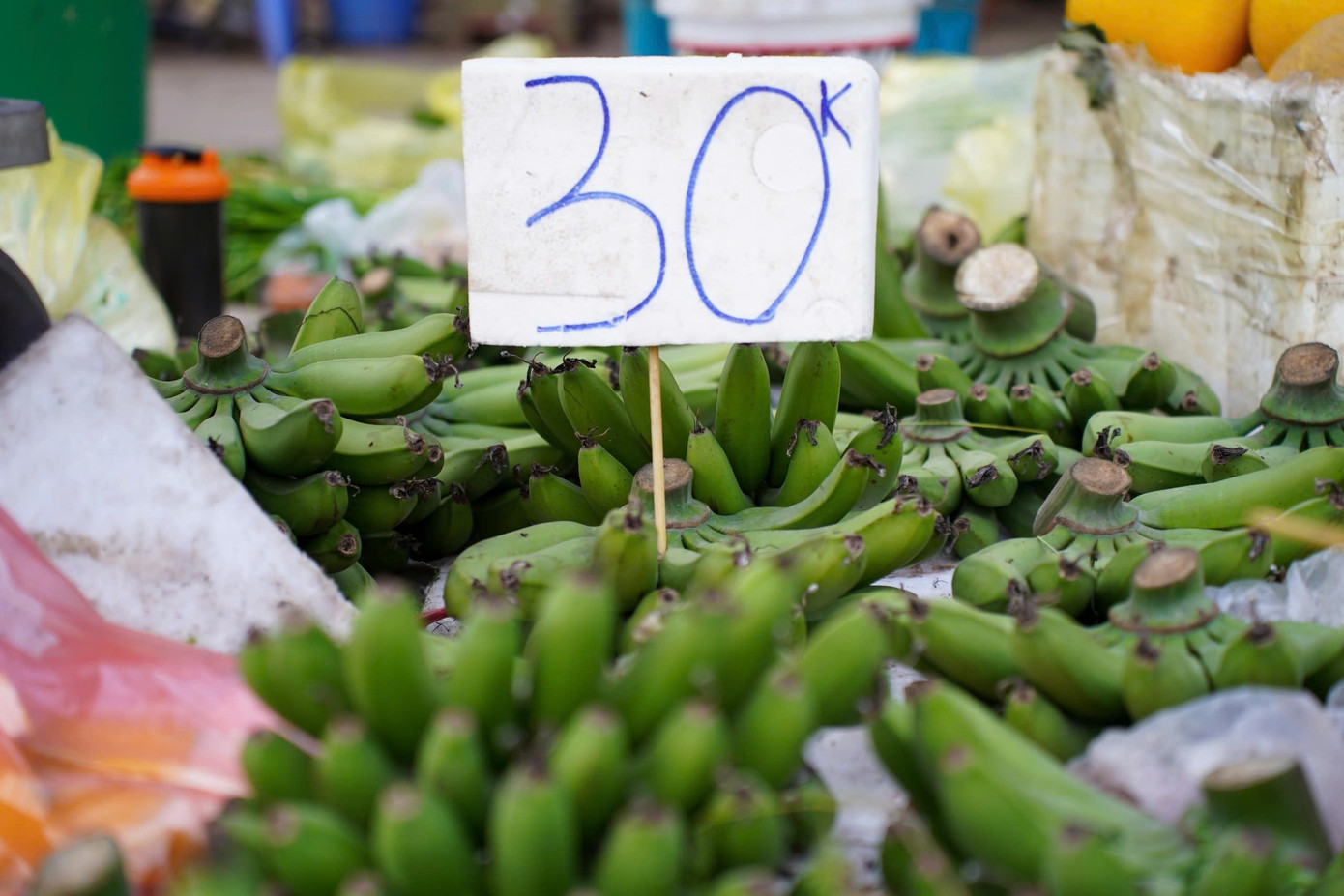 Chuối xanh 28 Tết: Giá rớt từ nửa triệu xuống 30 . 000 Đồng vẫn ế ẩm - Ảnh 8.