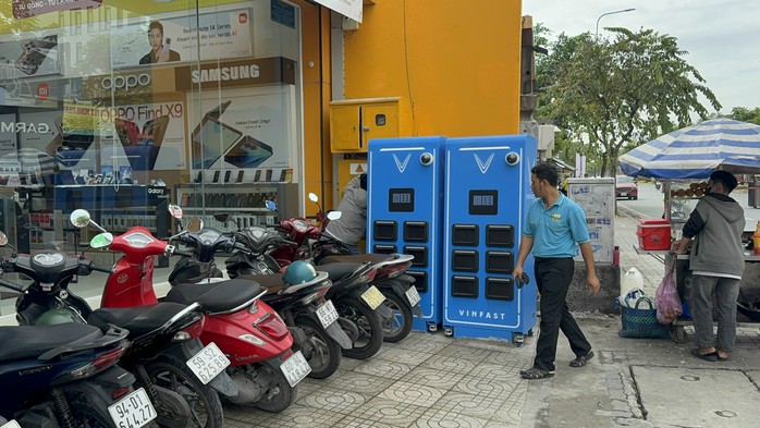 Bùng nổ trạm đổi pin xe máy điện - Ảnh 1.