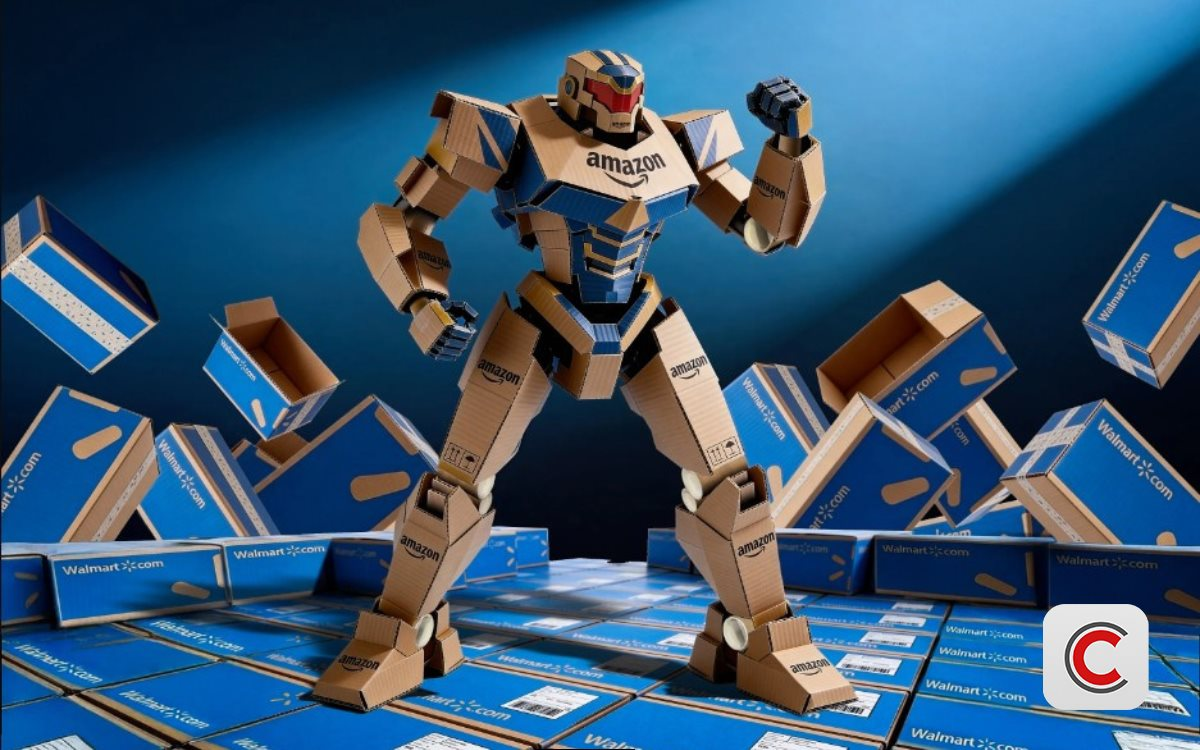 Amazon vượt Walmart 2026: Cuộc chiến thương mại điện tử giữa hai gã khổng lồ - Ảnh 1.