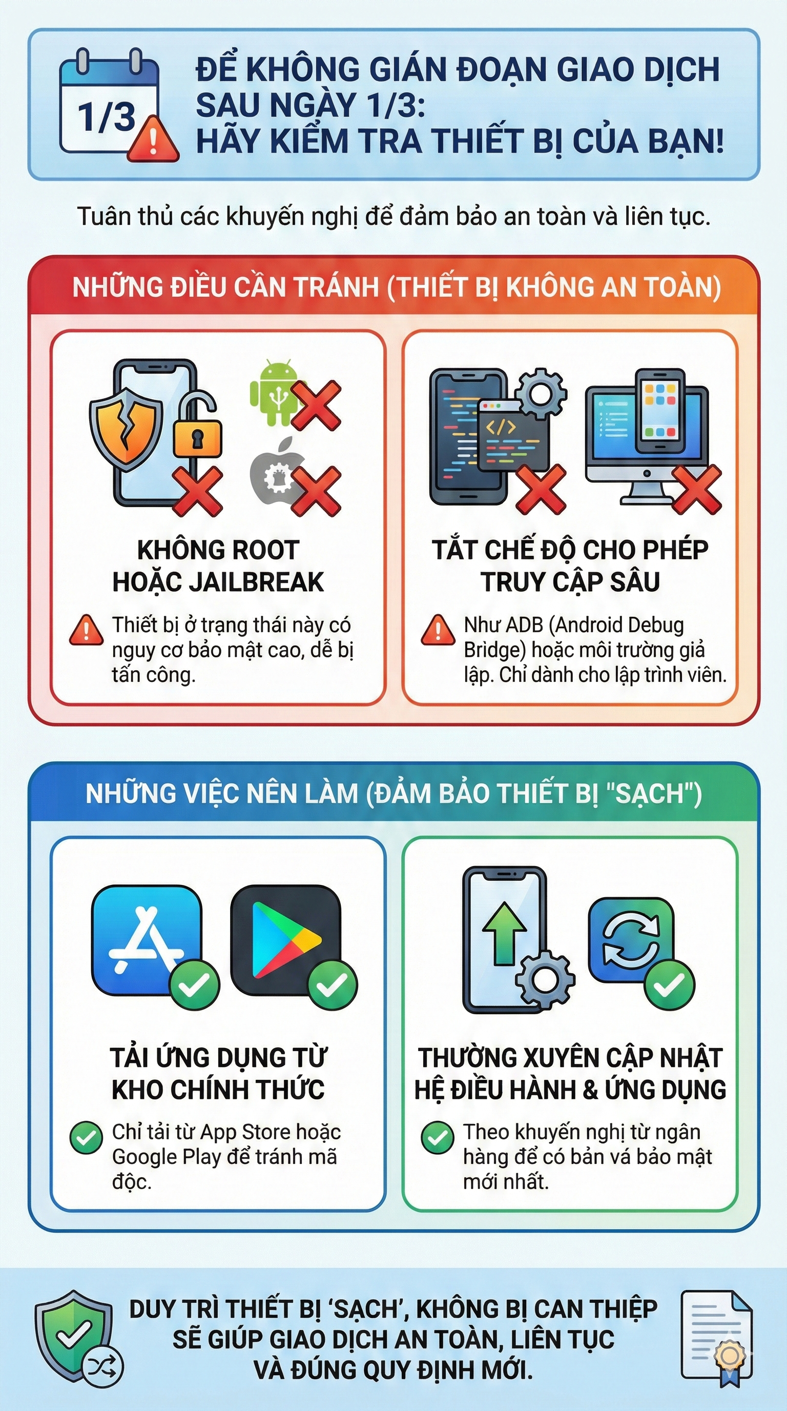 Tất cả người dân có tài khoản ngân hàng chú ý: Làm sao để không bị chặn giao dịch từ 1/3? - Ảnh 2.